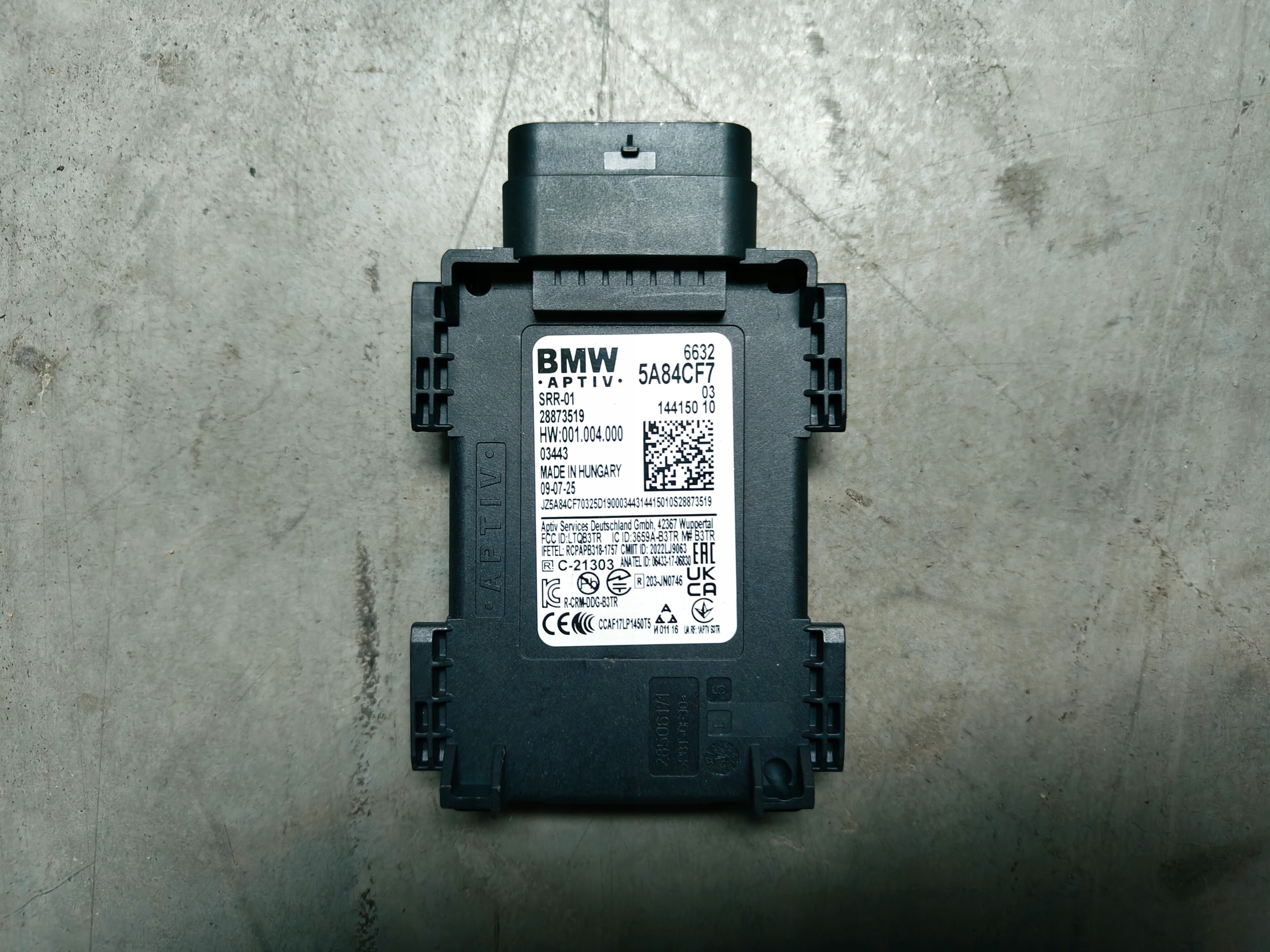 BMW sensor ASYSTENT supports RUCHU 5A84CF7 RADAR