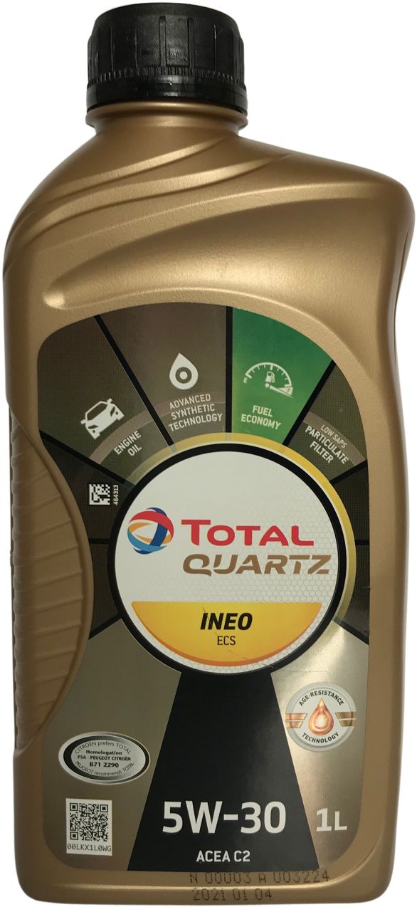 

Olej Total- 5W30 Quartz Ineo Ecs 1L