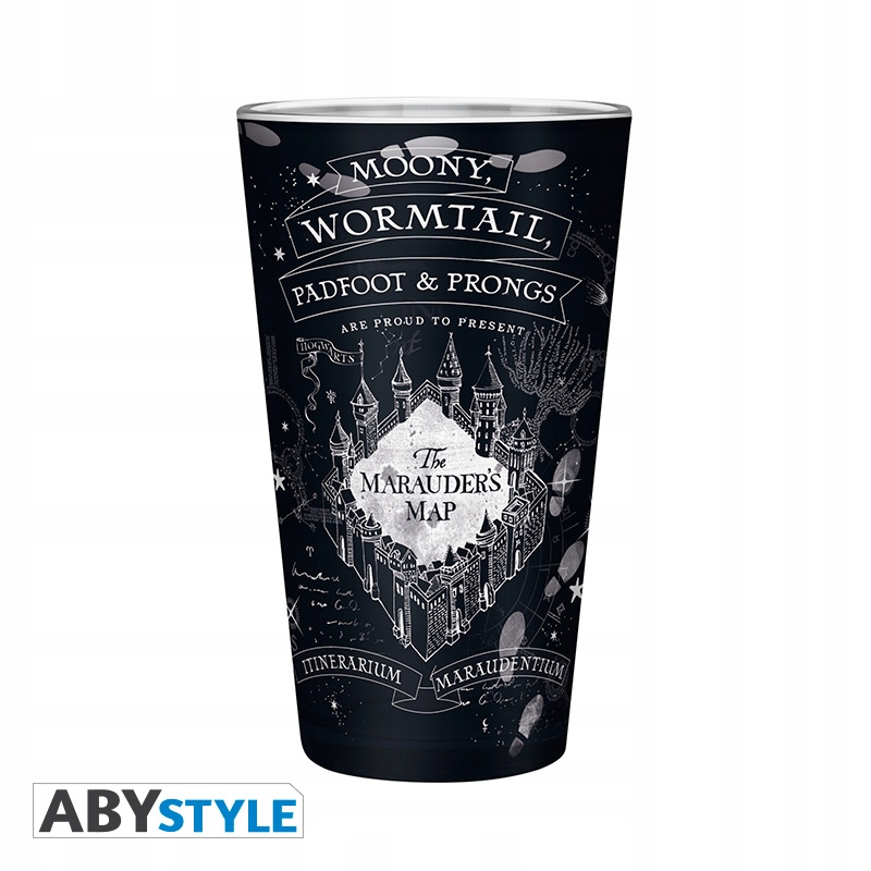 Harry Potter szklanka, kubek 400ml Marauder's map
