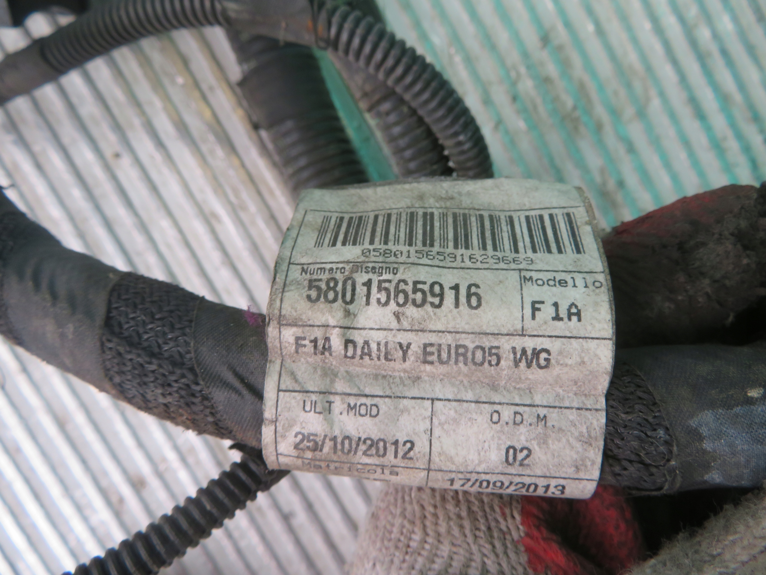 bundle motor wiring IVECO DAILY 2.3 HPI 13R