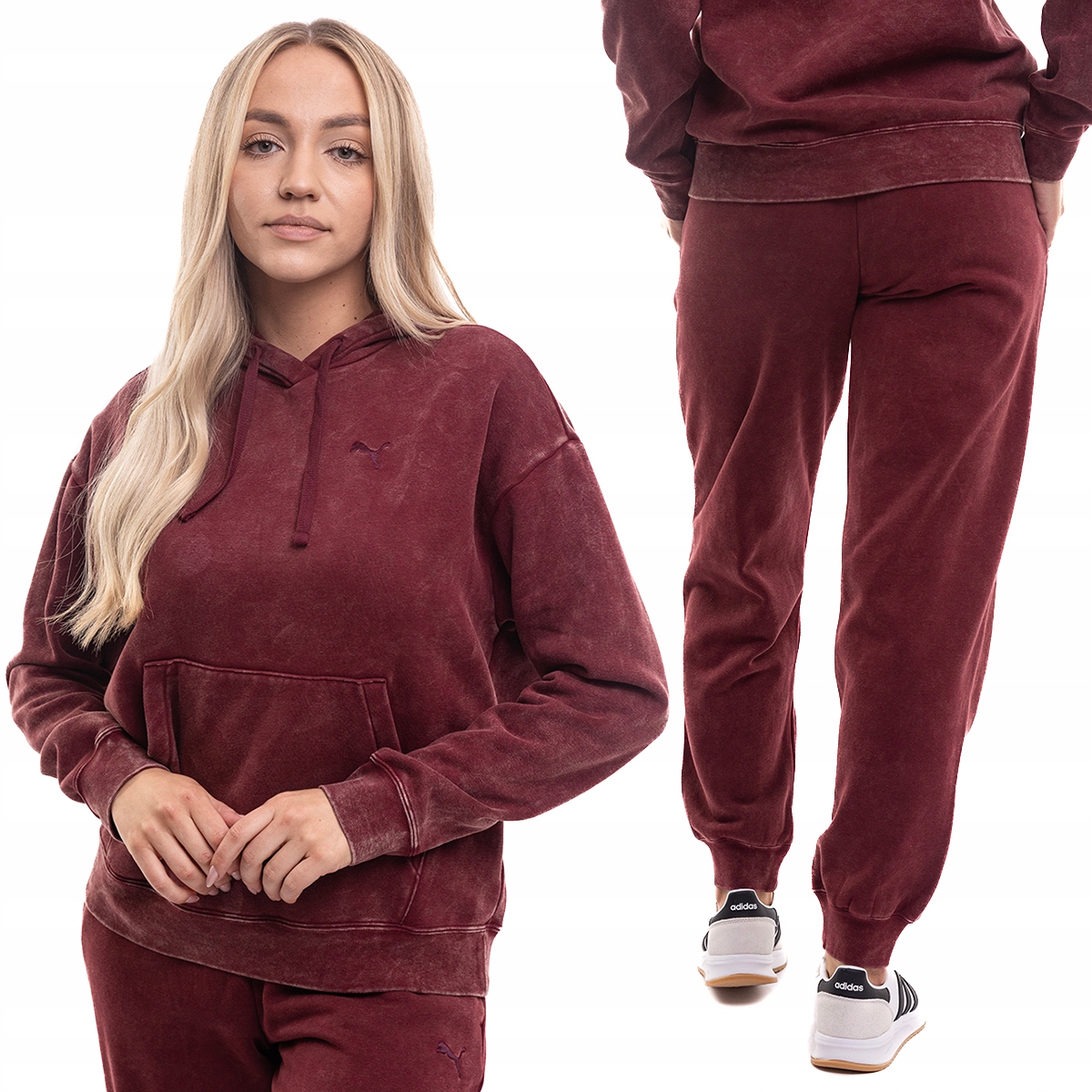 Teplákovka Komplet Puma Dámská Mikina Kalhoty Sportovní sada Bavlněná vel XL