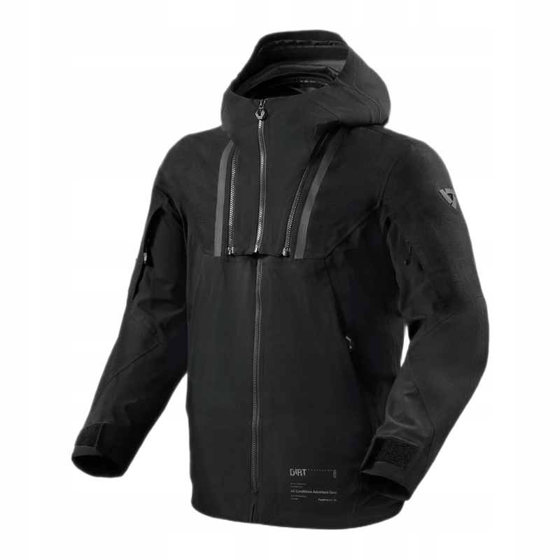 Textilná motocyklová bunda Revit Component 3 H2O Black čierna