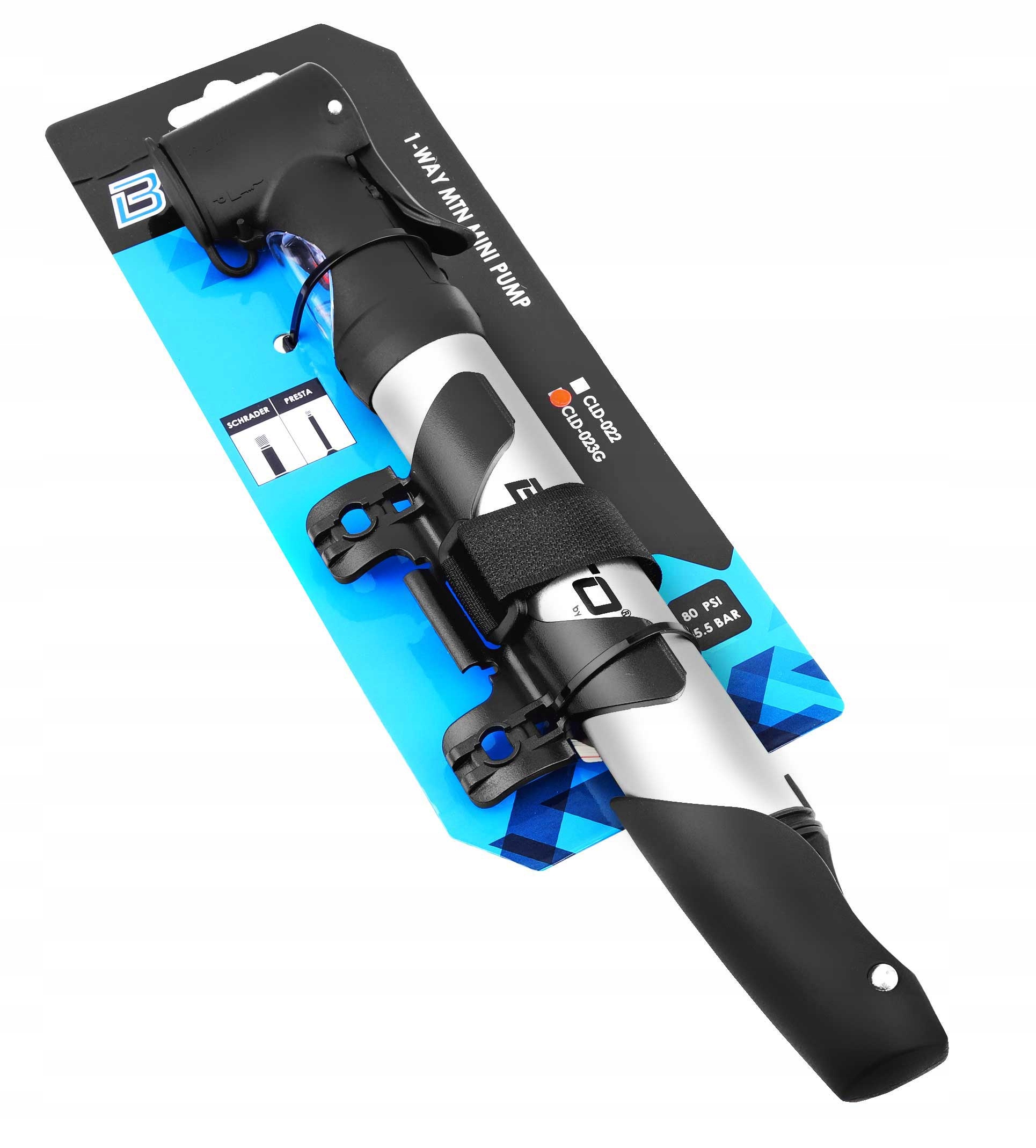 POMPKA ROWEROWA BETO z manometrem ALU DOUBLE 023 Model cld-023