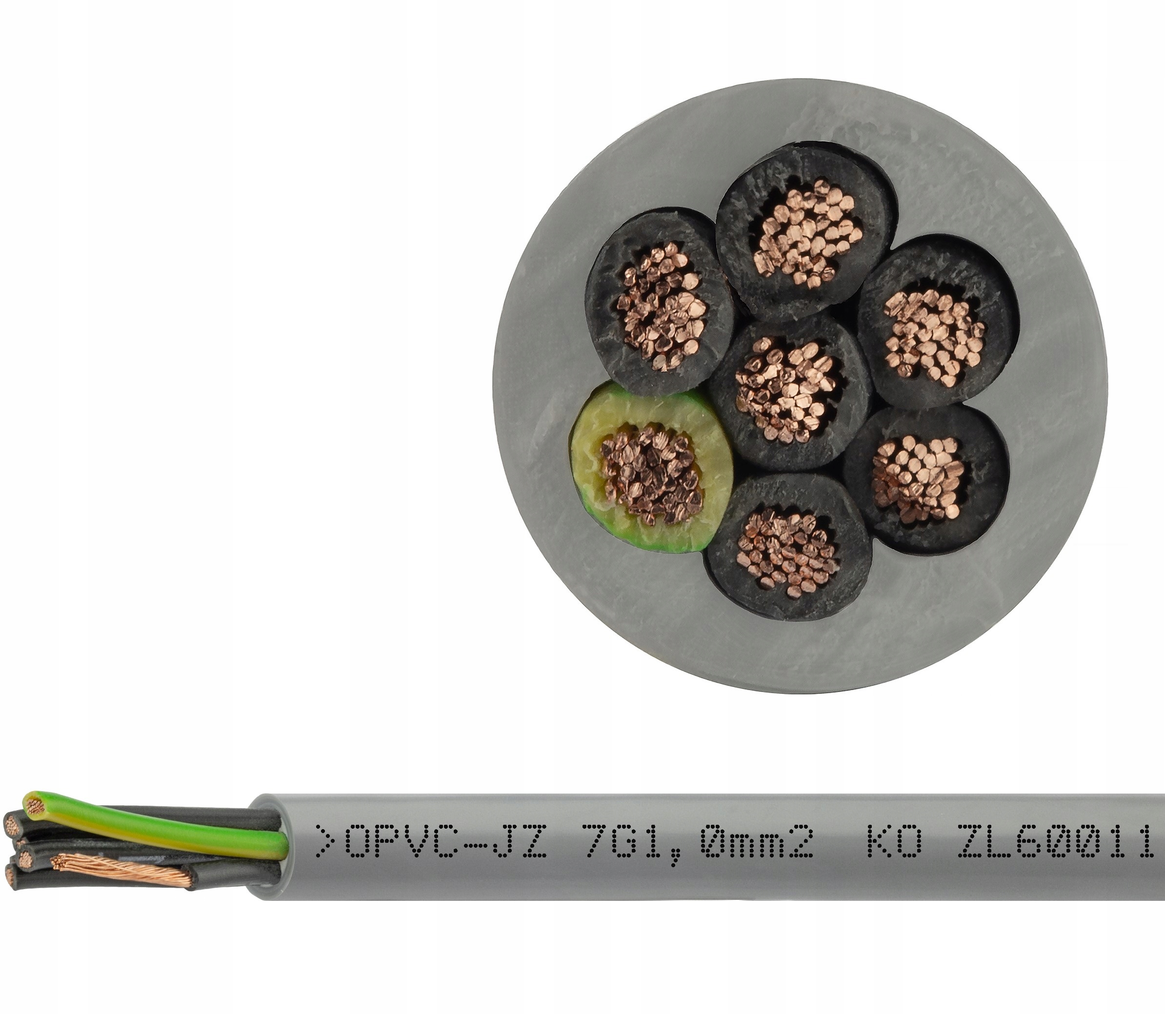 

Przewód sterowniczy niemiecki linka 500V 7x1