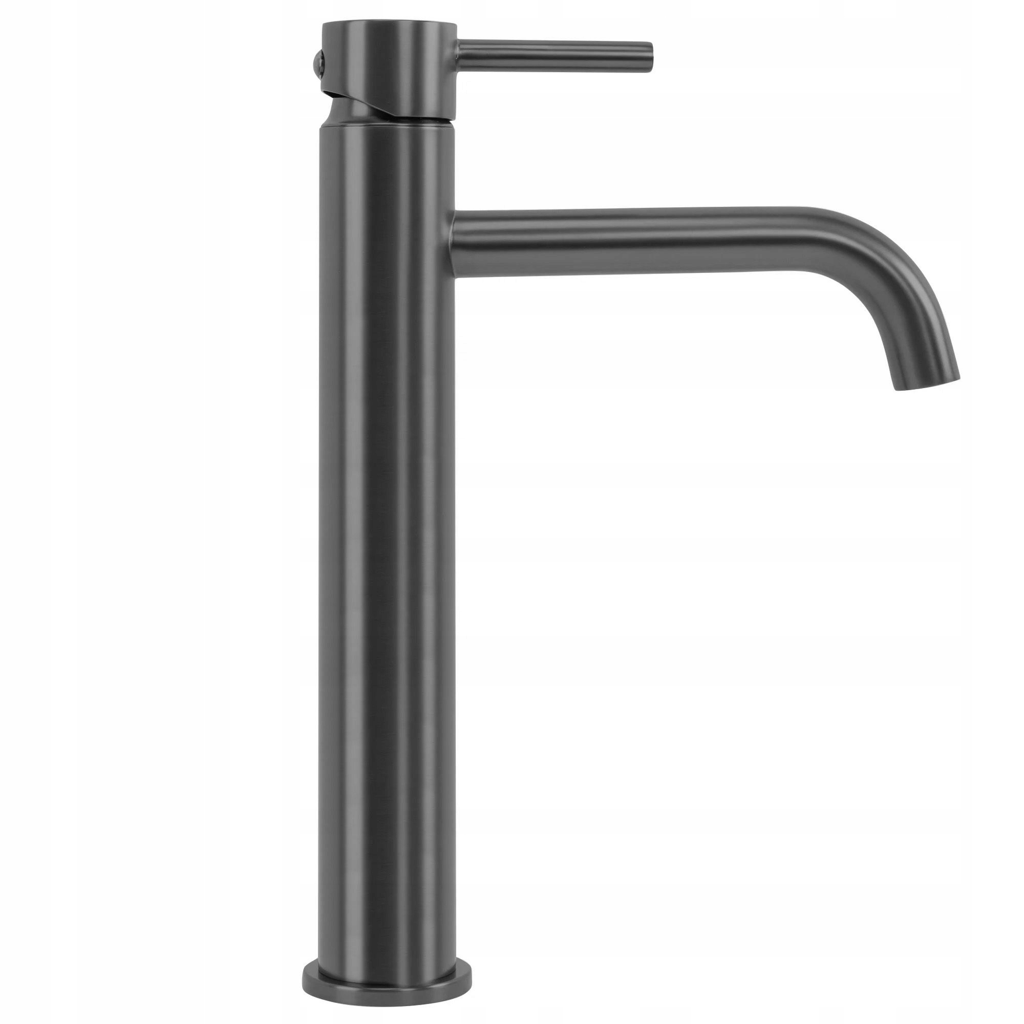 Bateria Lungo tytan grafit mat umywalkowa wysoka Rea