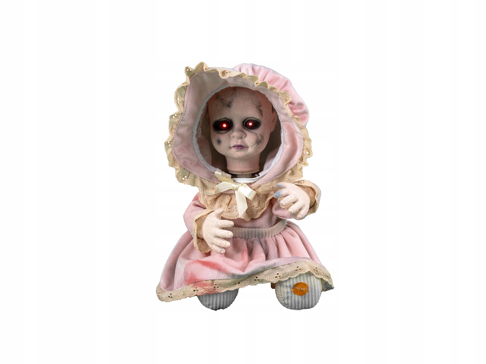 Dekorácia hrozná lalka 30 cm Halloween Anabell strašiak