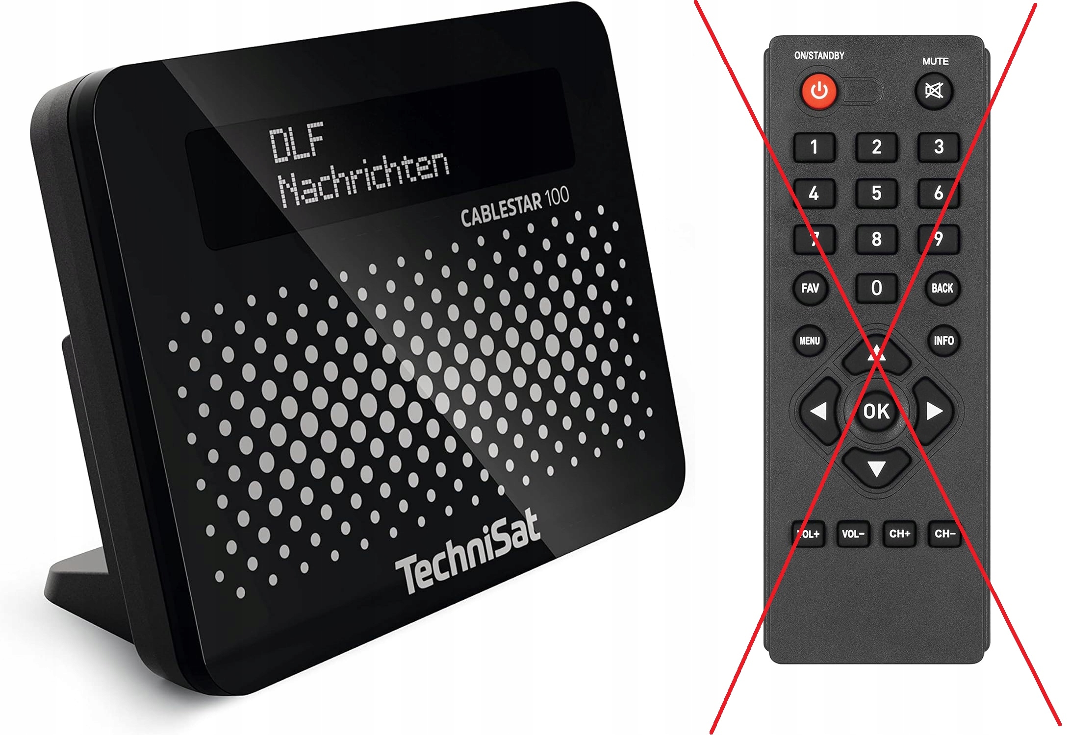 Radio sieciowo-bateryjne Dab+ TechniSat Cablestar 100