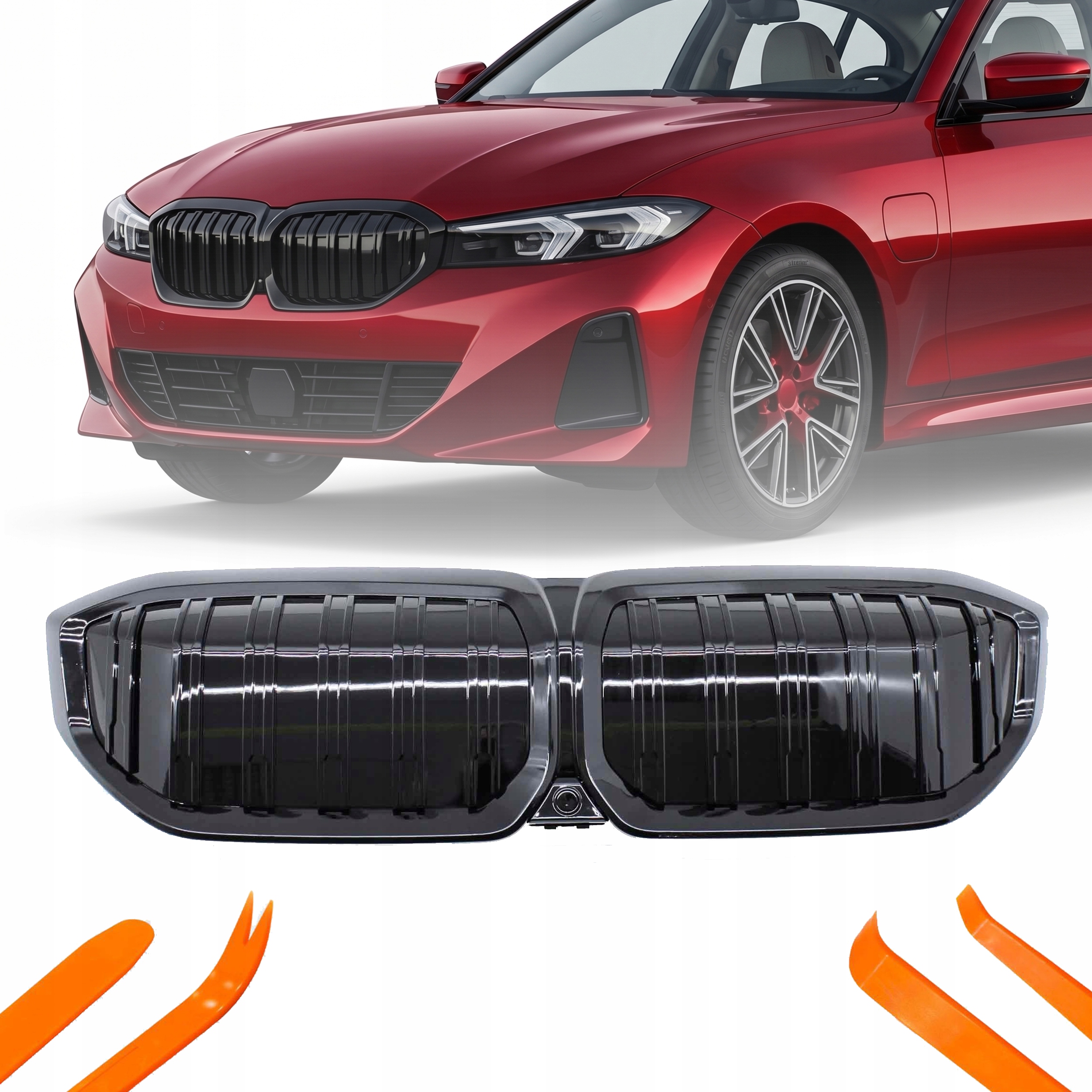 Atrapa Přední Bmw i3 2022-2023 Grill Mřížka Přední Černá
