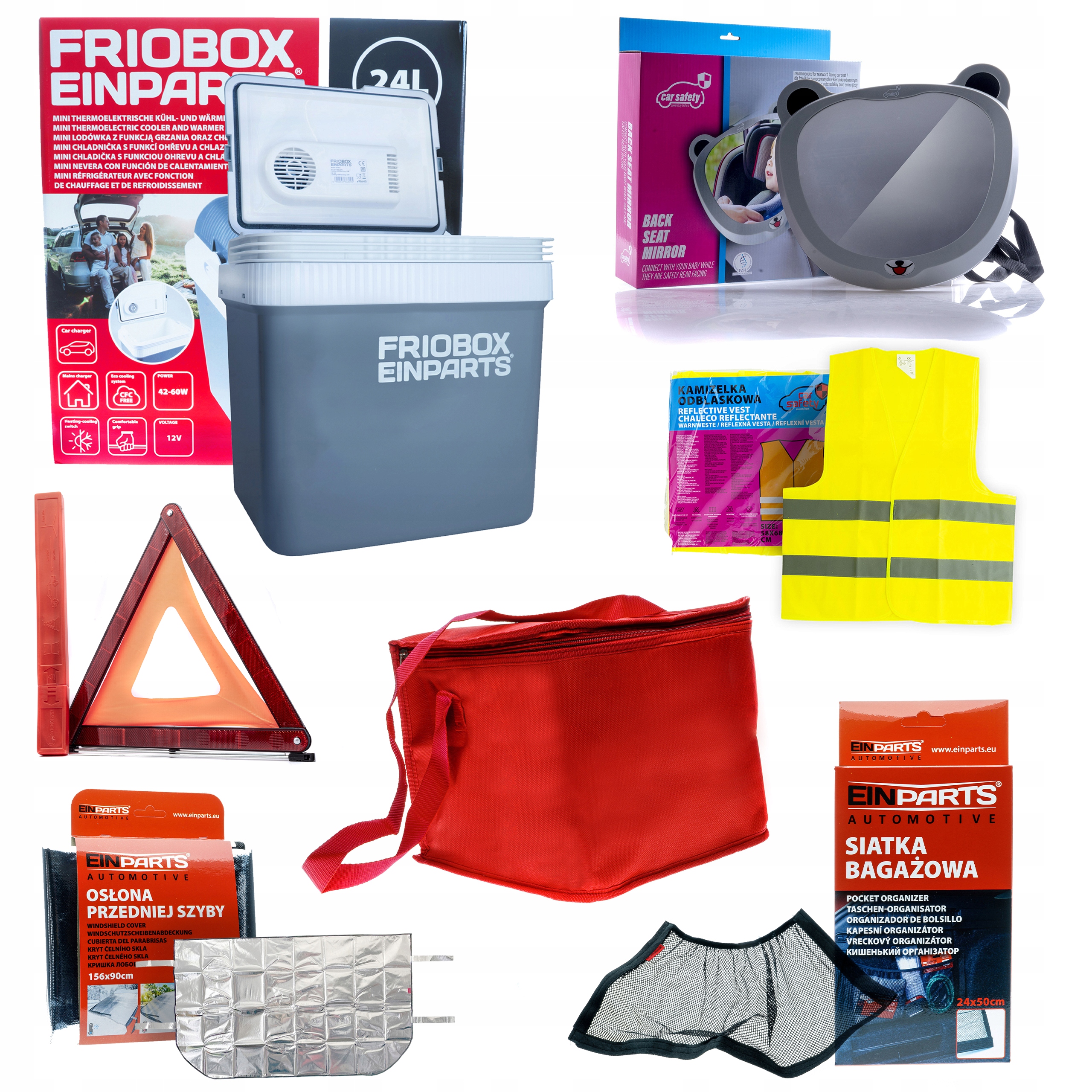 Sada Autochladnička Zrcátko Pro Dítě Termotaška Akcesoria