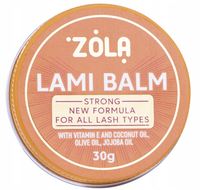 Lepidlo bez lepidla na laminování řas lifting Zola Lami Balm 30g Orange
