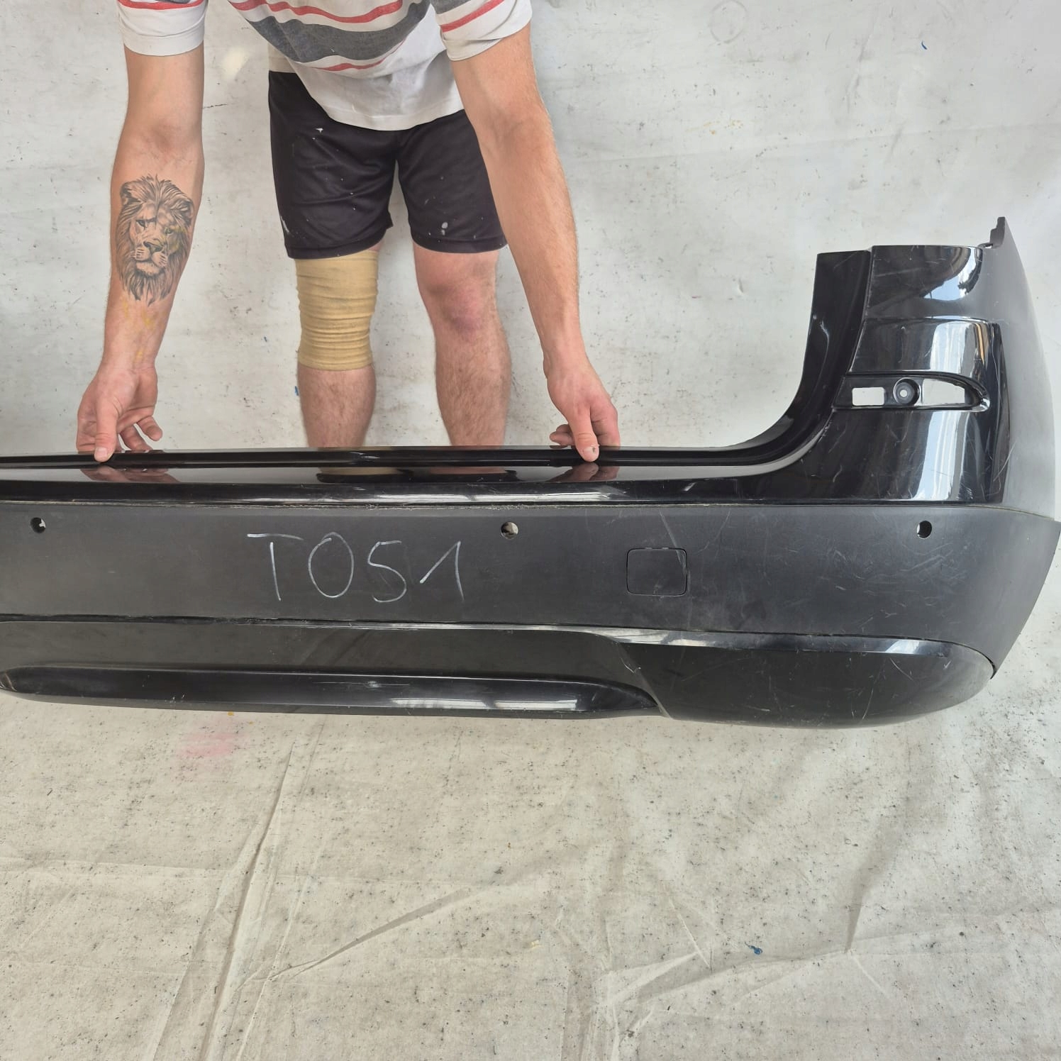 BMW X3 F25 10-14 bumper rear part rear PDC