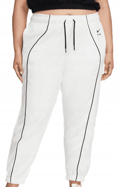 Dámské kalhoty Nike Air Fleece středního střihu DV5025-133 Plus Size 2X 54-56
