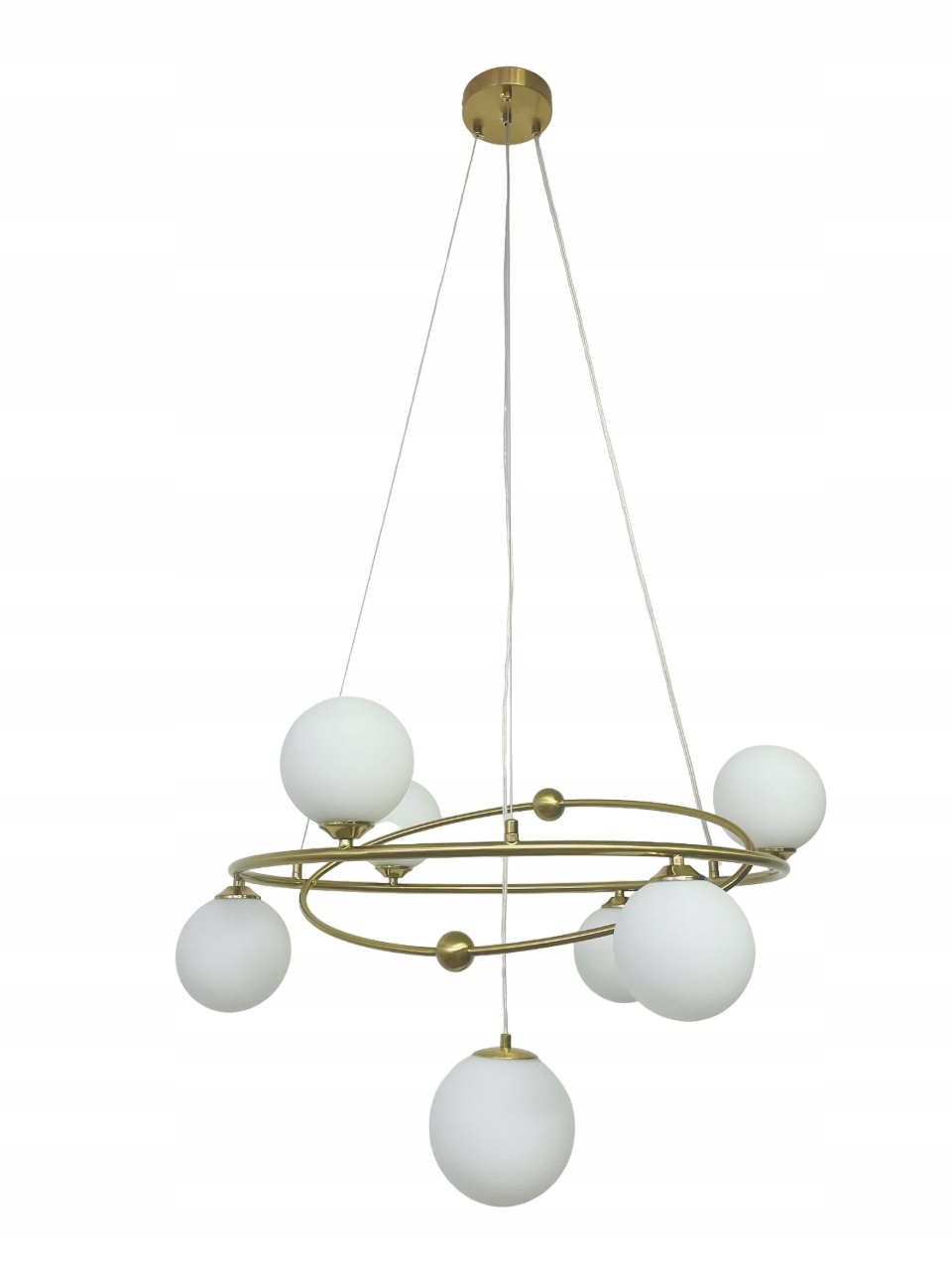 Závesná Stropná Lampa Luster Gule Moderná zlatá Led do obývačky