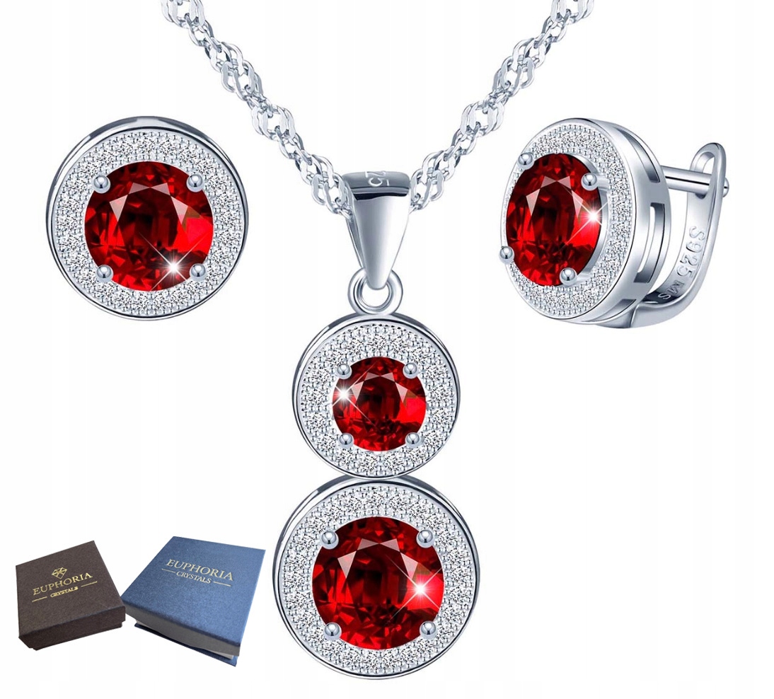 Sada stříbrných šperků 925 s zirkony Kola Sada jako Dárek pro manželku