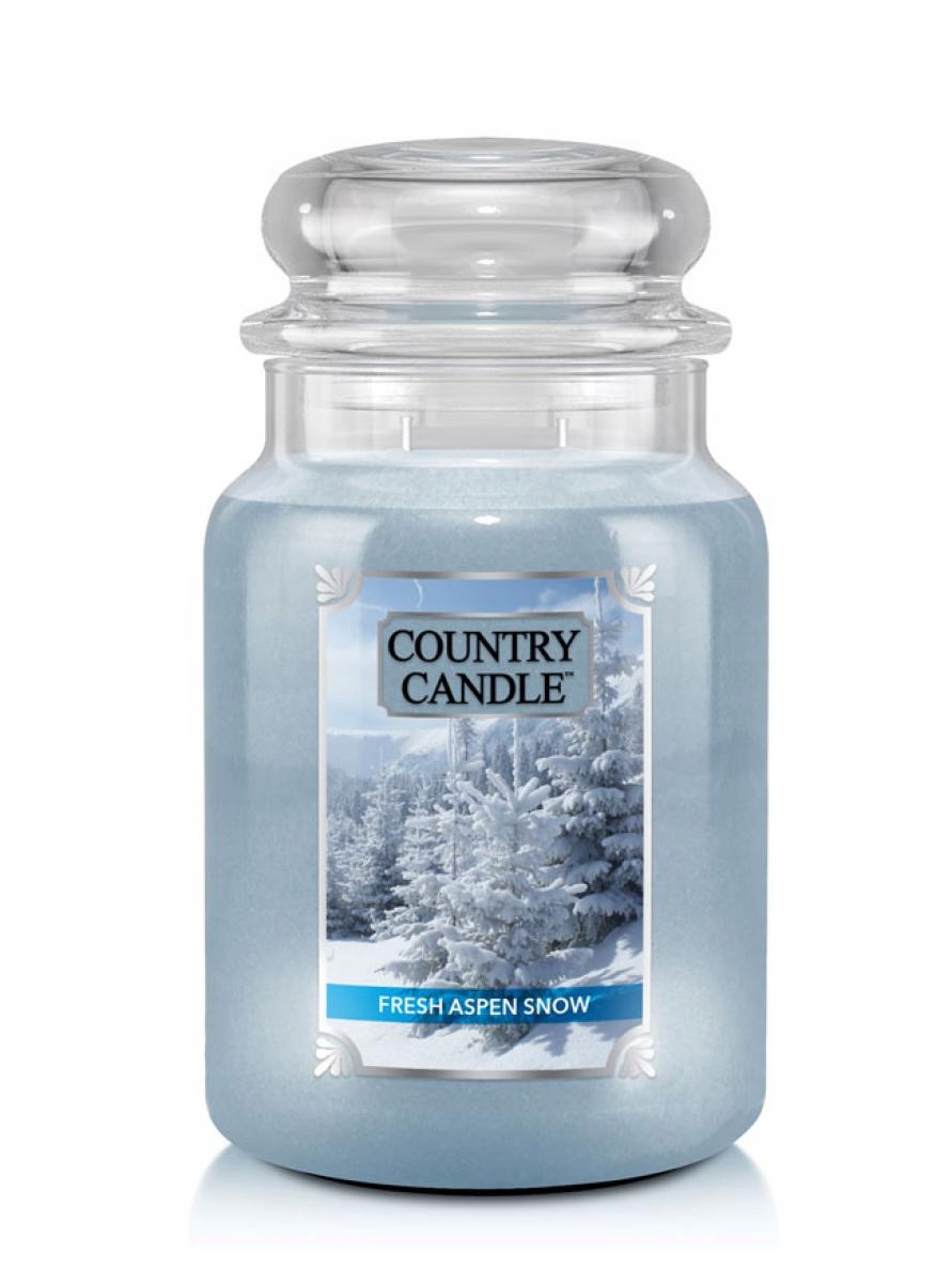 Tradiční parafínová svíčka Fresh Aspen Snow Country Candle 1 ks