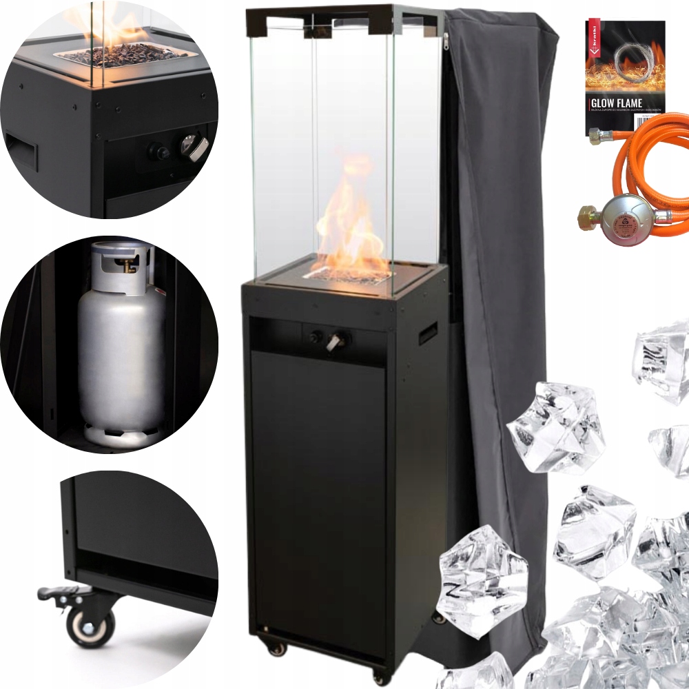 Ohrievací slnečník Záhradný ohrievač Planika Faro 8kW s Obalom Darček