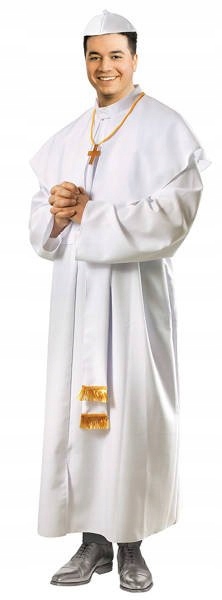 Kostým Papež Kněz Sutanna L/XL