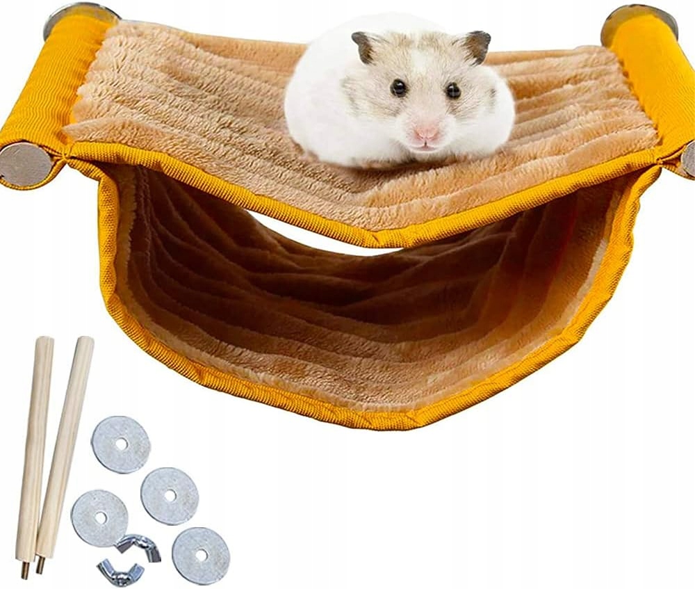 Zdjęcia - Klatka / domek dla gryzonia Miękki Dwuwarstwowy Hamak Dla Gryzoni Chomika Szczura Myszy
