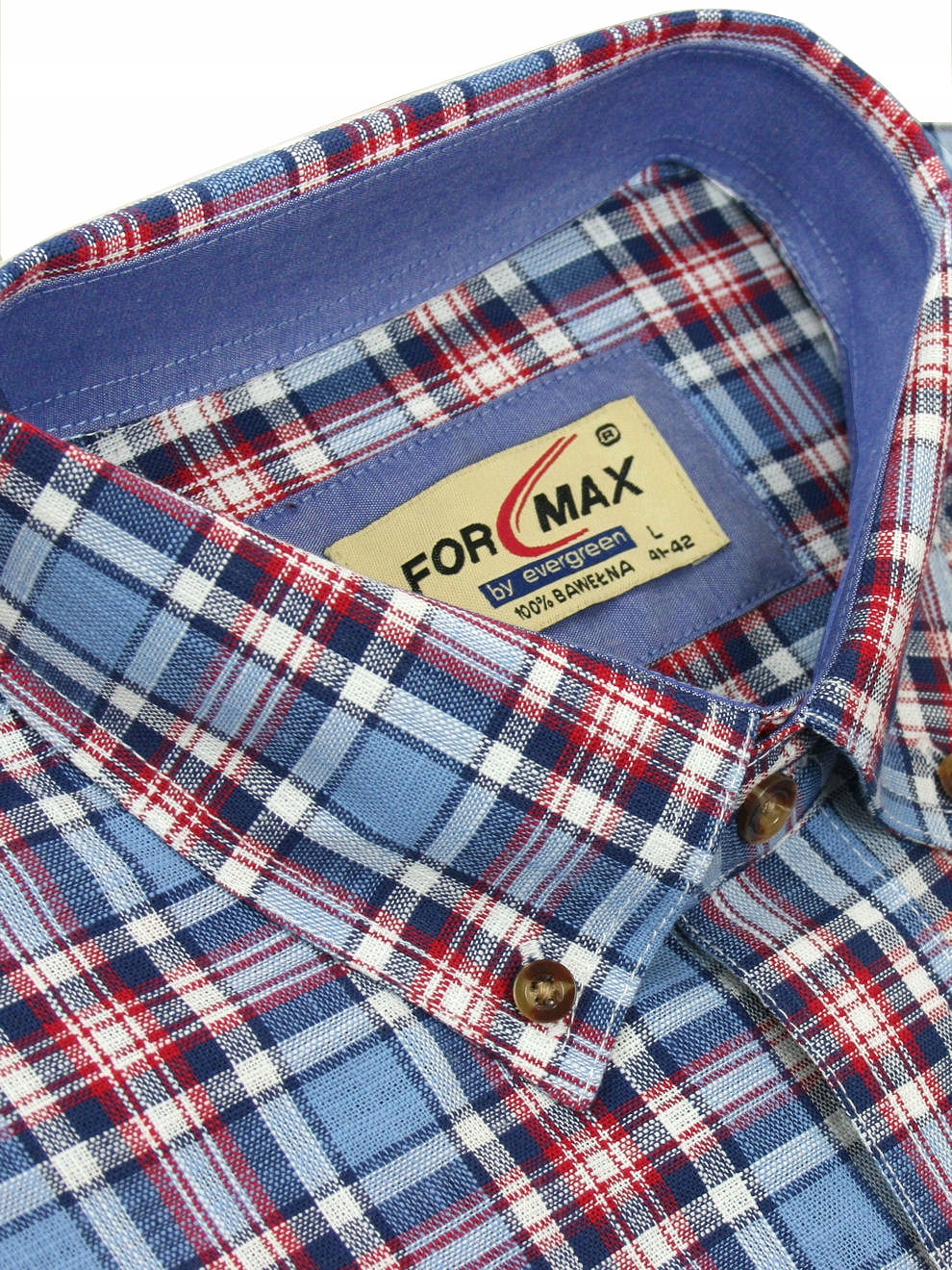 koszula męska krótki rękaw 100% bawełna Formax 26-14 L 41-42/176-182