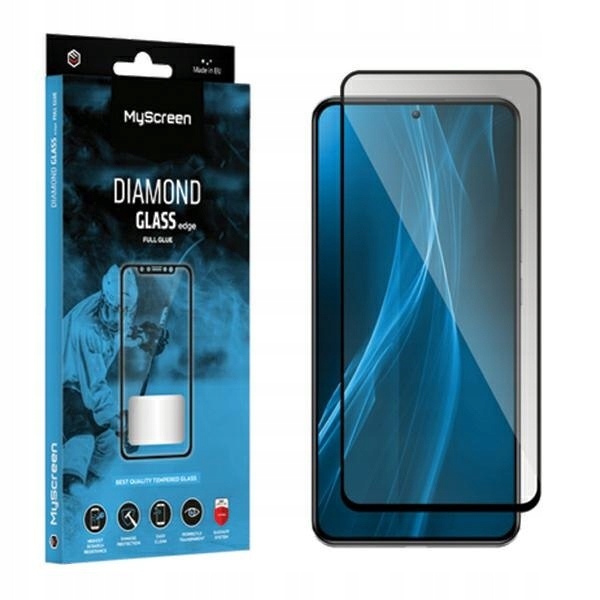 Ms Diamond Glass Edge Fg Realme C68 4G/ 5G/V50s czarny/black Full Glue