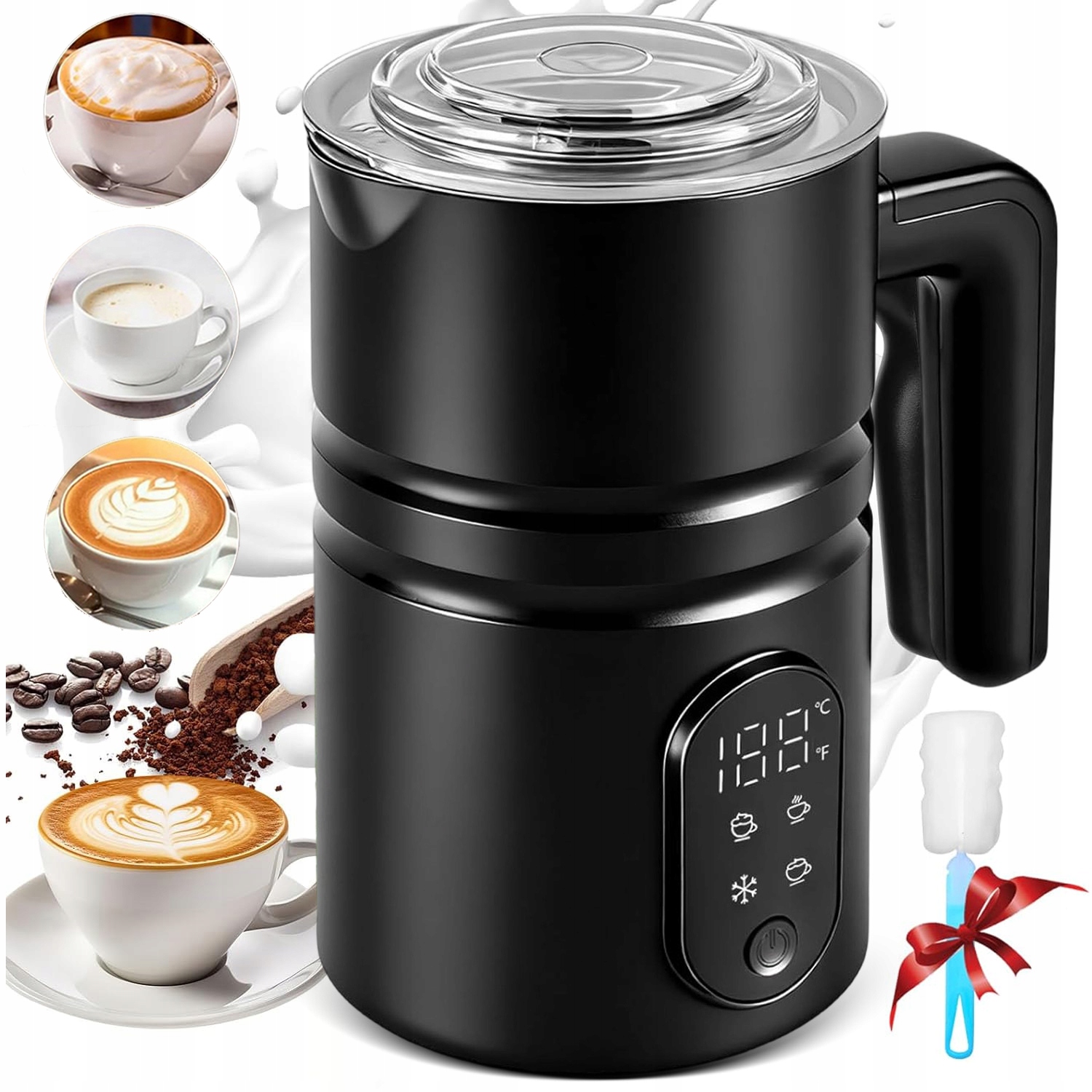 Elektrický Ohřívač Mléka Na Pěnu, Nádoba Na Latte, 4 Režimy Pěnění
