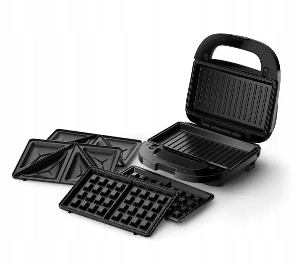 Opiekacz Philips Series 5000 HD2350/80 Trójkąty Gofry Panini 750W Czarny