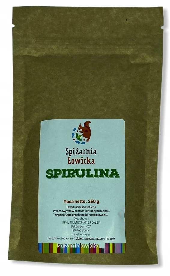 

Spirulina Naturalna 250g tabletki Odporność