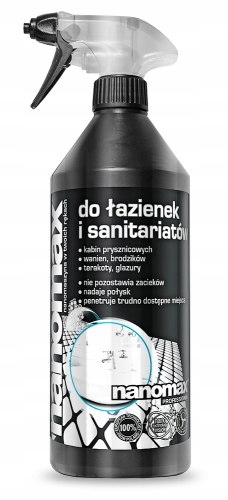 

Płyn do łazienek i sanitariów Nanomax 1L