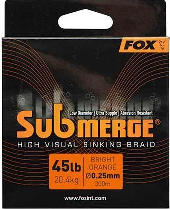 Plecionka Fox Submerge 0.25mm 300m Orange