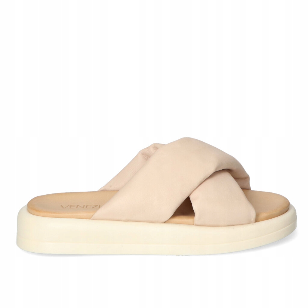 Klapki Venezia 2682R097 Beżowe Lico 36 Oryginalne opakowanie producenta pudełko