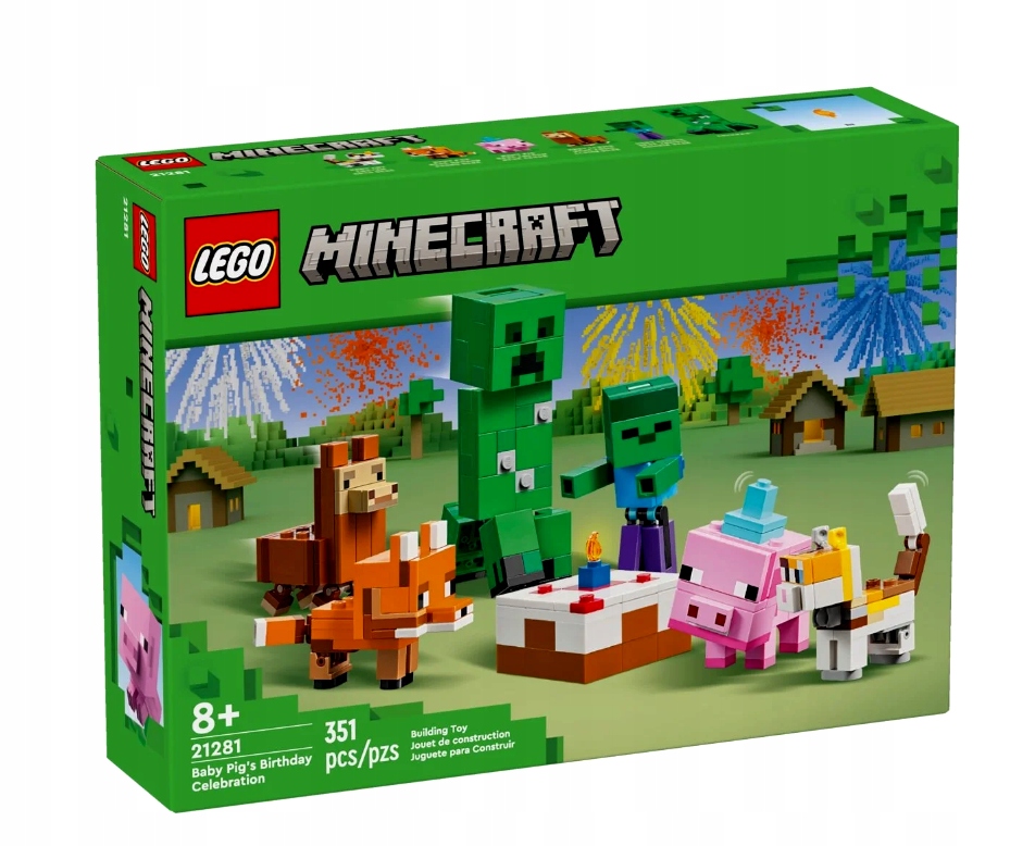 Lego Minecraft 21281 Prasátkovy narozeniny