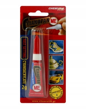 

Klej cyjanopan 2g spoiwo twarde