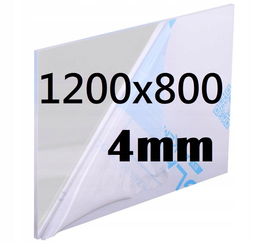 Plexi Plexi Plexi Plexa na míru 120 cm x 80 cm x 4 mm Akrylová Deska