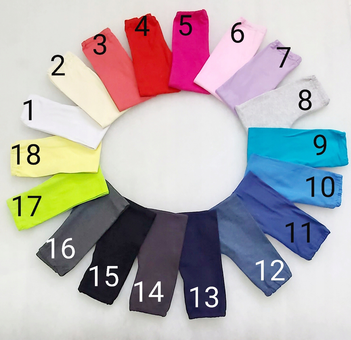 Getry legginsy getry długie kolory dziecięce r.80 Wzór dominujący inny wzór