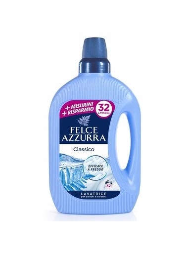 Levně 2X Tekutý prací prostředek Lavatrice Classico 32 praní 1,59 l Felce Azzurra
