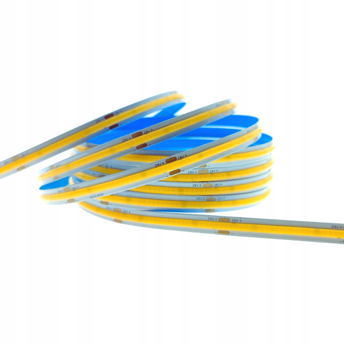 

Taśma Led Cob 480chips/m 24V 10W 3000K ciepła 5m