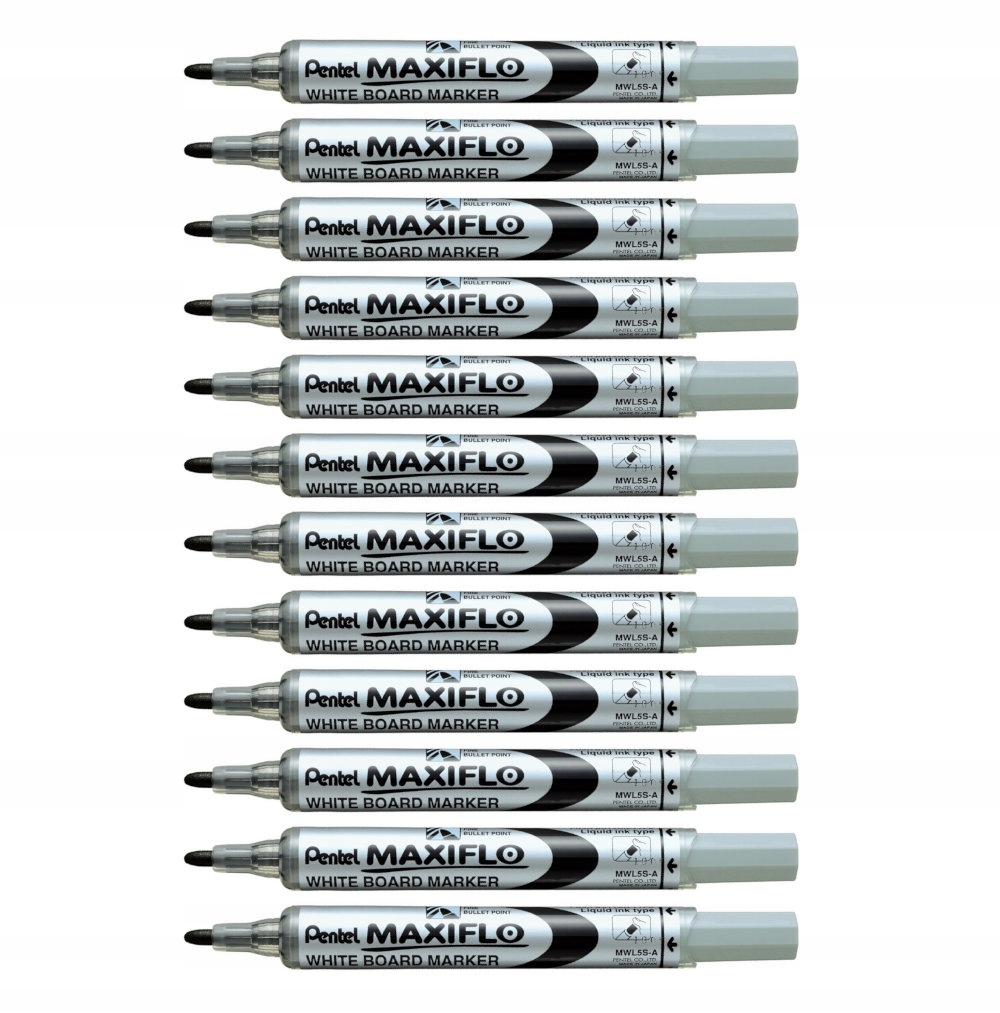 

Pentel Maxiflo Marker do tablic czarny okrągły