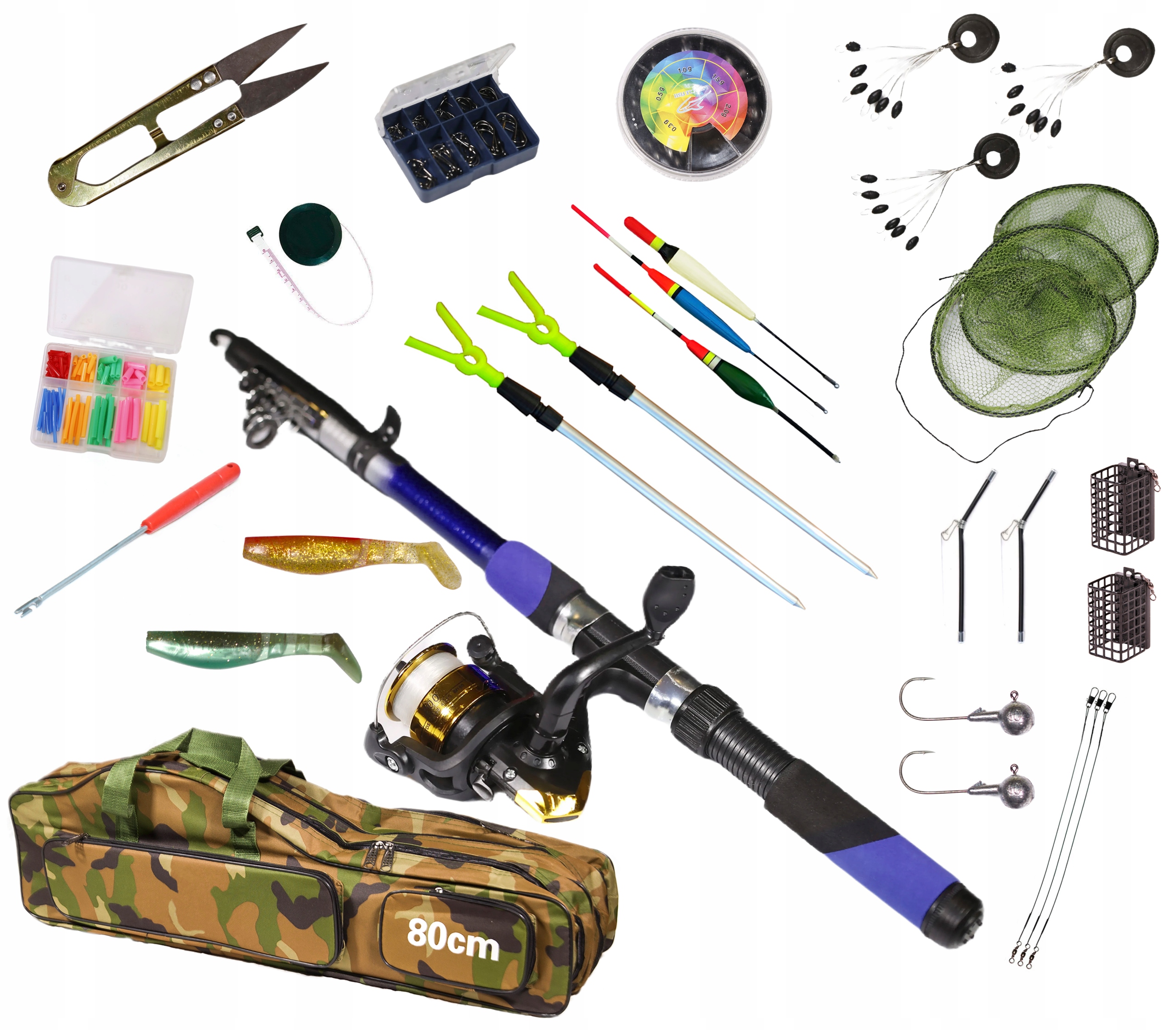 Rybářská Sada na splávek, zem, přívlač SADA-W-06