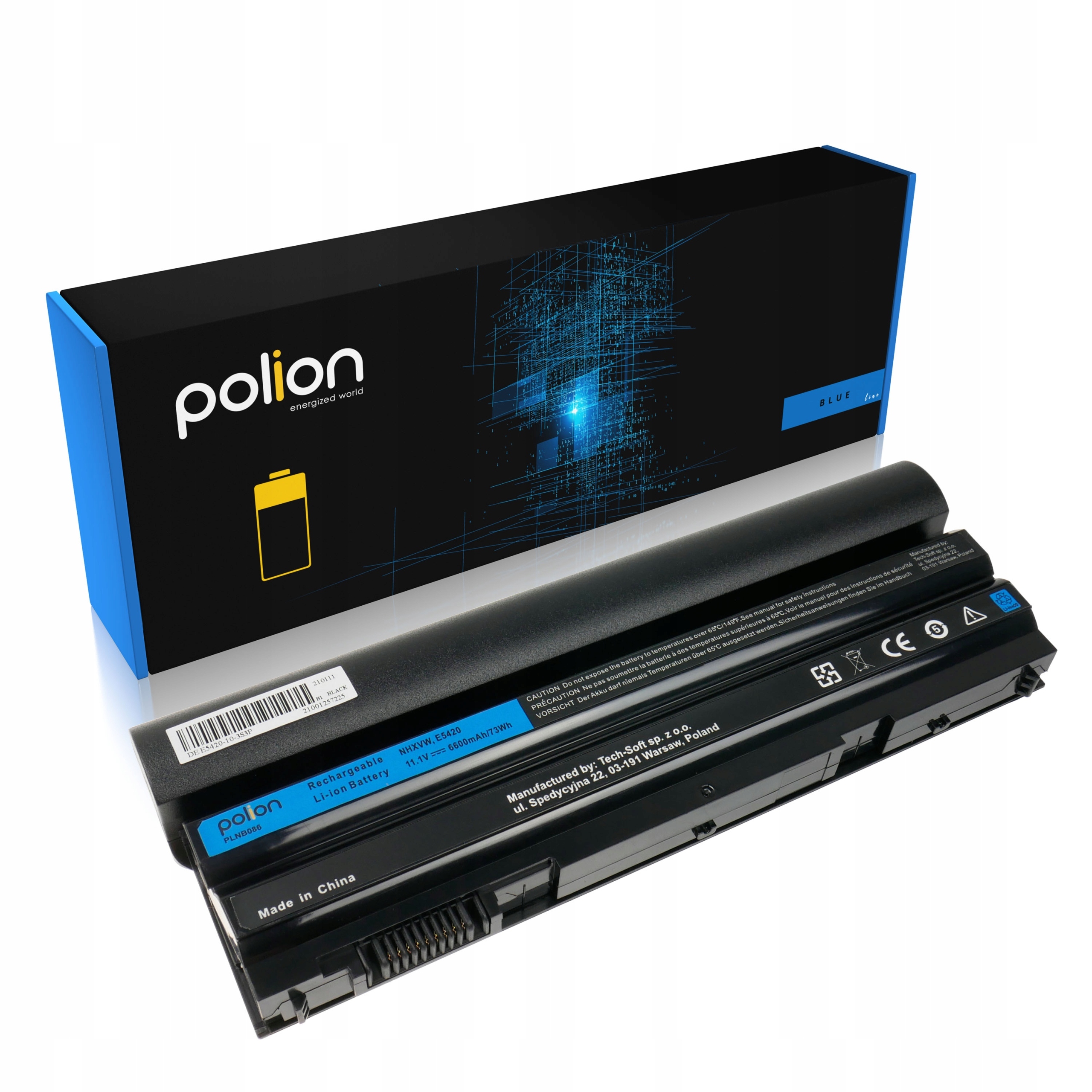 

Bateria MKD62 N3X1D N4FJ5 do laptopa Dell 6600mAh
