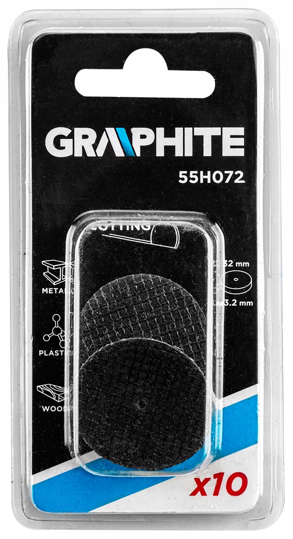 Tarcza korundowa tnąca 32x2mm 10el GRAPHITE 55H072 Marka Graphite