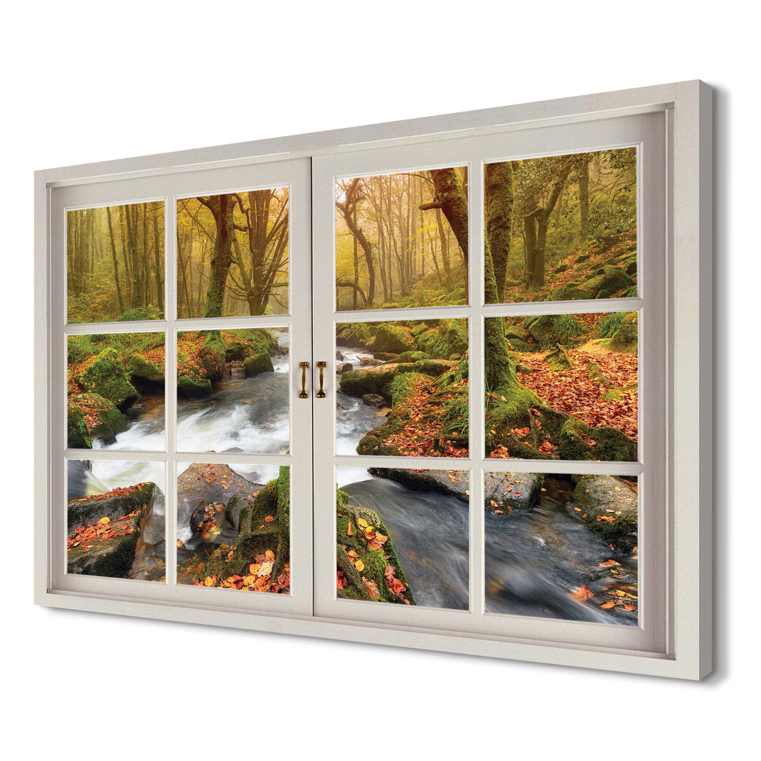

Rzeka Las do pokoju 120x80 Fotoobraz na płótnie 3d