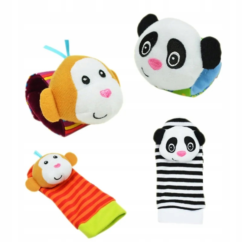 SKARPETKI 3D + OPASKI NA RĄCZKI GRZECHOTKI 4SZTUKI EAN (GTIN) 5061145083353