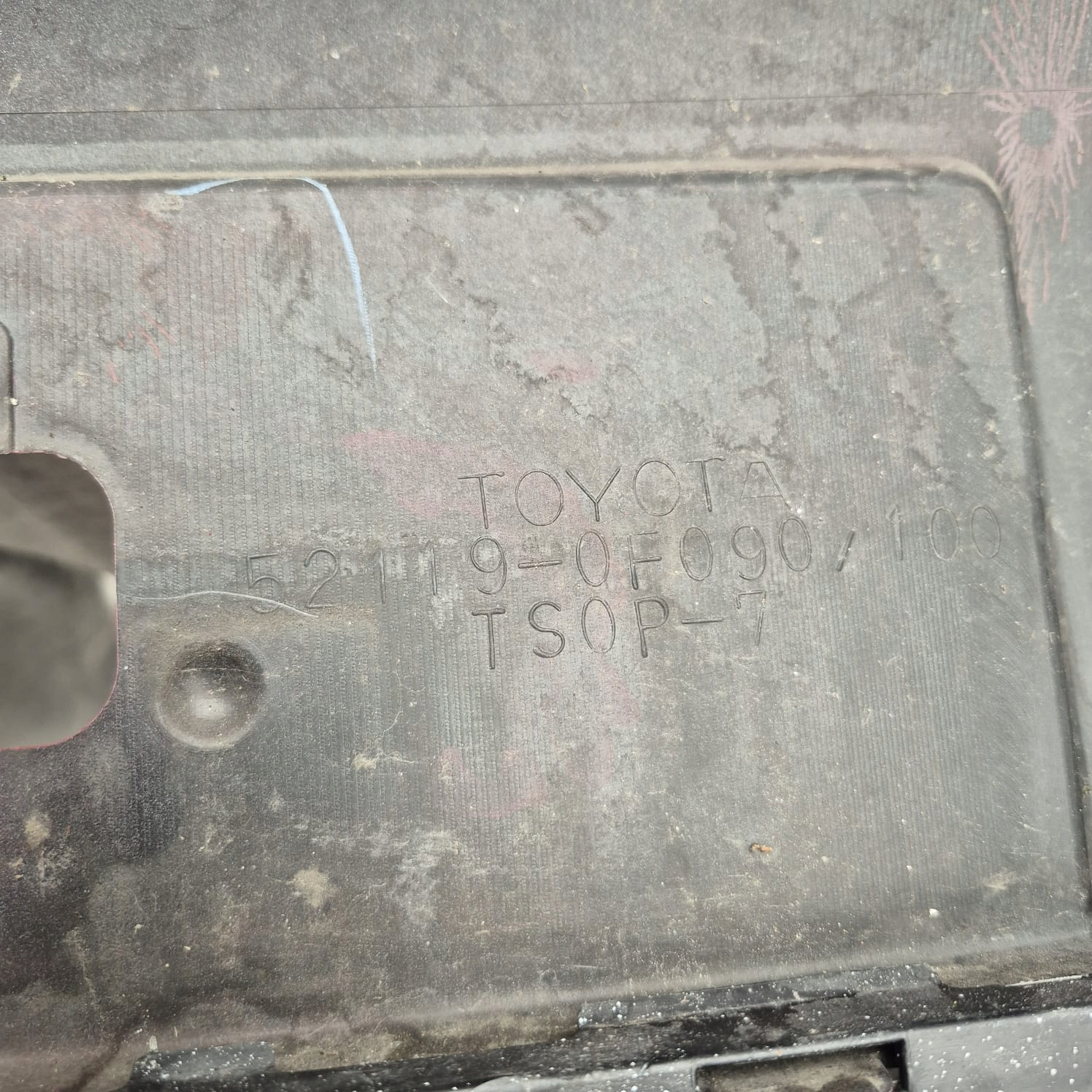 TOYOTA VERSO 09-13 bumper front front PDC