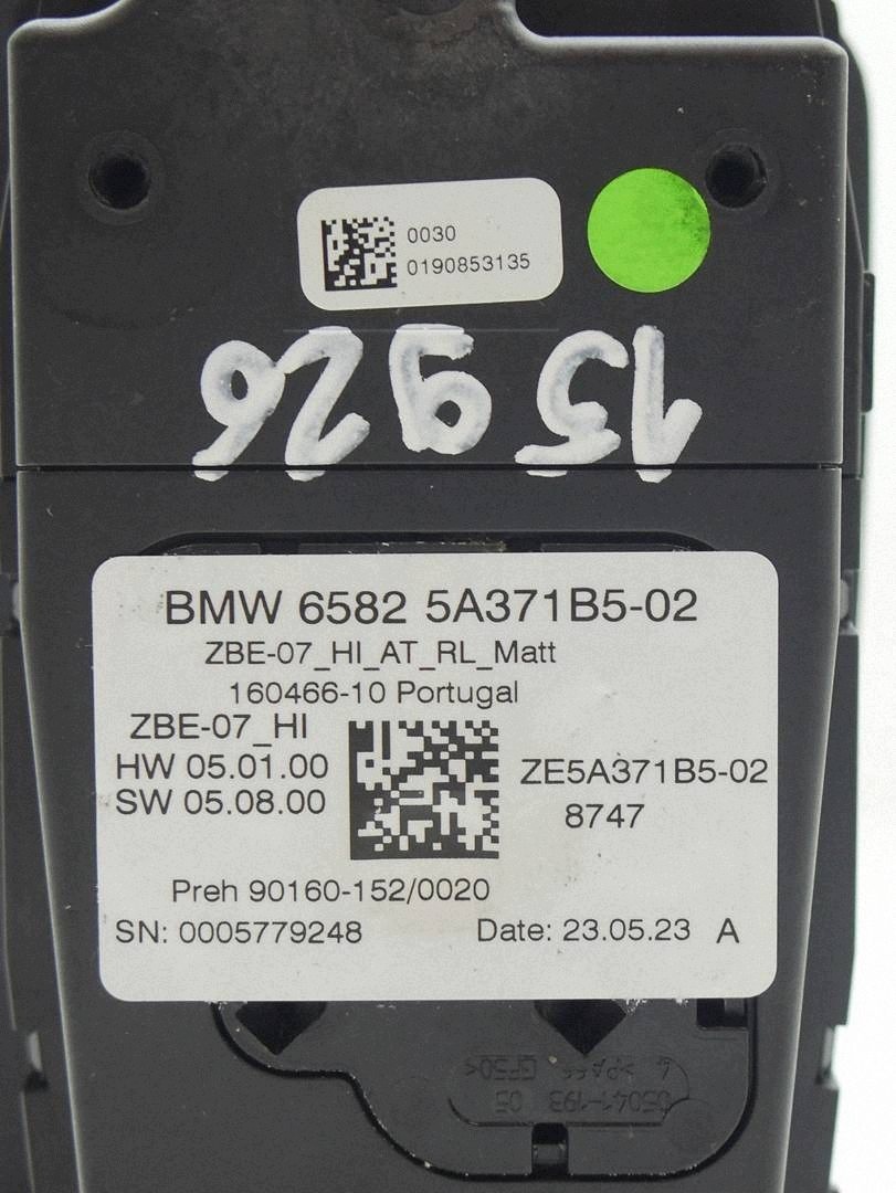 PANEL switch IDRIVE BMW 2 F44 X3 G01 G4 G02 5A371B5 right hand drive