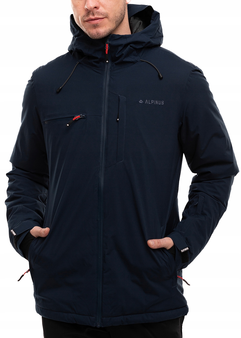 Kurtka Męska Zimowa Alpinus Causses z Kapturem Wodoodporna Ciepła roz. M