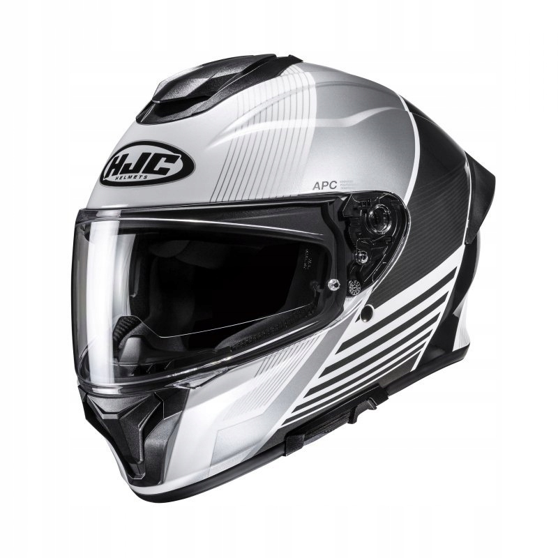 Motocyklová Prilba Hjc C71 Morix White Black L