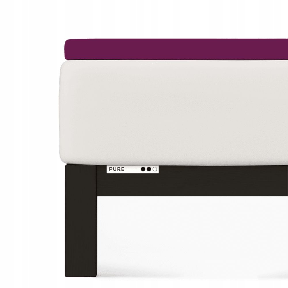 Prostěradlo Topper Schlafgut 180 x 200 cm-200 x 220 cm Purple Deep 542
