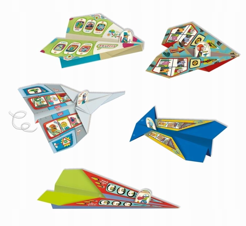 Origami Samoloty 20 sztuk Djeco 7+ Bohater / Bajka brak