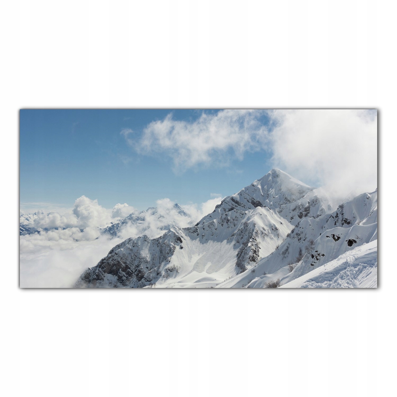 

Hartowany Obraz Szklany Zima Góry Krajobraz 140x70