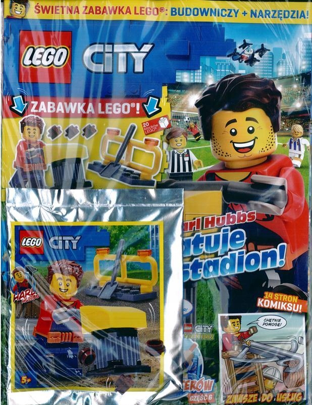 LEGO CITY nr 6/2020 + BUDOWNICZY